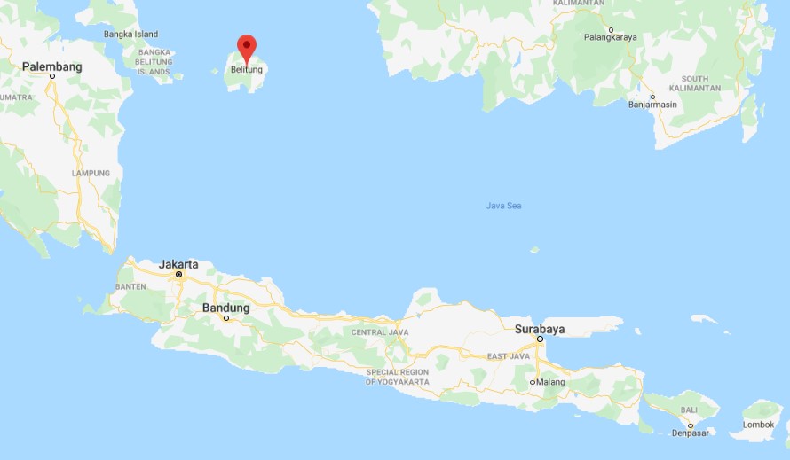 Belitung Map